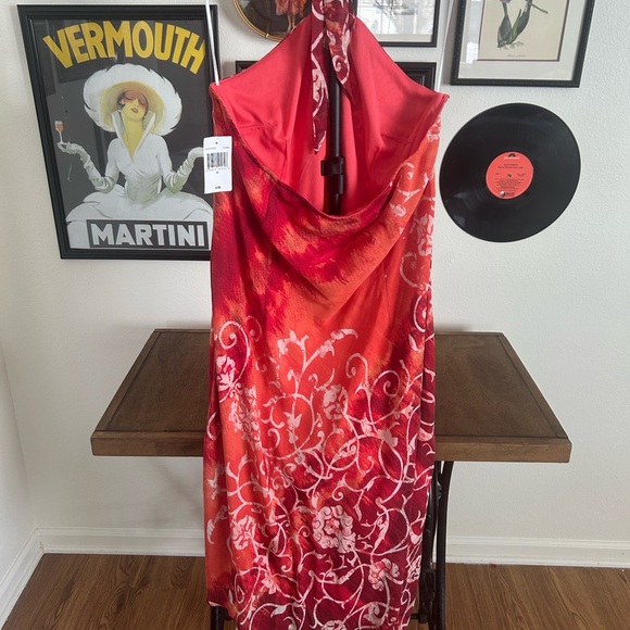 Y2K Rabbit Rabbit Rabbit Beaded Halter Top Dress - Picture 6 of 11